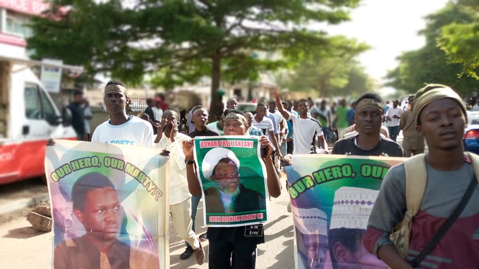  free zakzaky protest in abuja on tueday the 14 th of may 2019